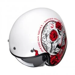 HJC V31 Desto Motorhelm -Motorfietsuitrustings Winkel hjc v31 desto wit rood 6 d372