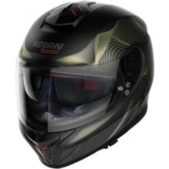 Nolan N80-8 Powerglide Motorhelm -Motorfietsuitrustings Winkel nolan n80 8 powerglide zwart geel ba37