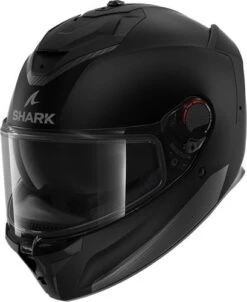 Shark Spartan GT Pro Blank Motorhelm -Motorfietsuitrustings Winkel shark spartan gt pro blank matzwart 6503