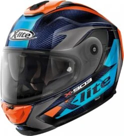 X-Lite X-903 Ultra Carbon Nobiles Motorhelm 7 X-Lite X-903 Ultra Carbon Nobiles Motorhelm -Motorfietsuitrustings Winkel x903 uc nobiles n com carbon t.blue 30 e101